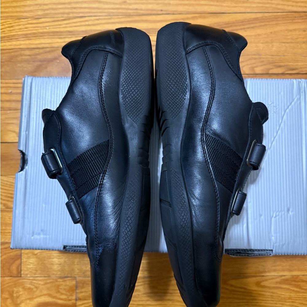 PRADA ‘Calzature Uomo’ Black Leather Men's Shoes
